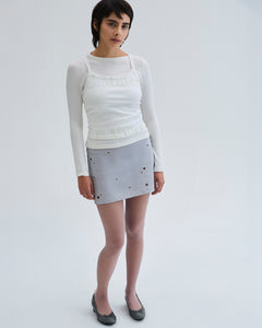 Mini falda Gray Edge