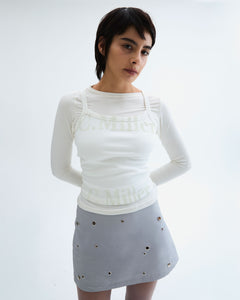 Mini falda Gray Edge