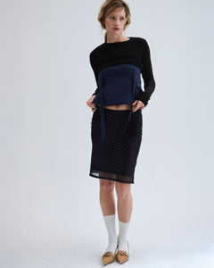 Falda Midi Rayas