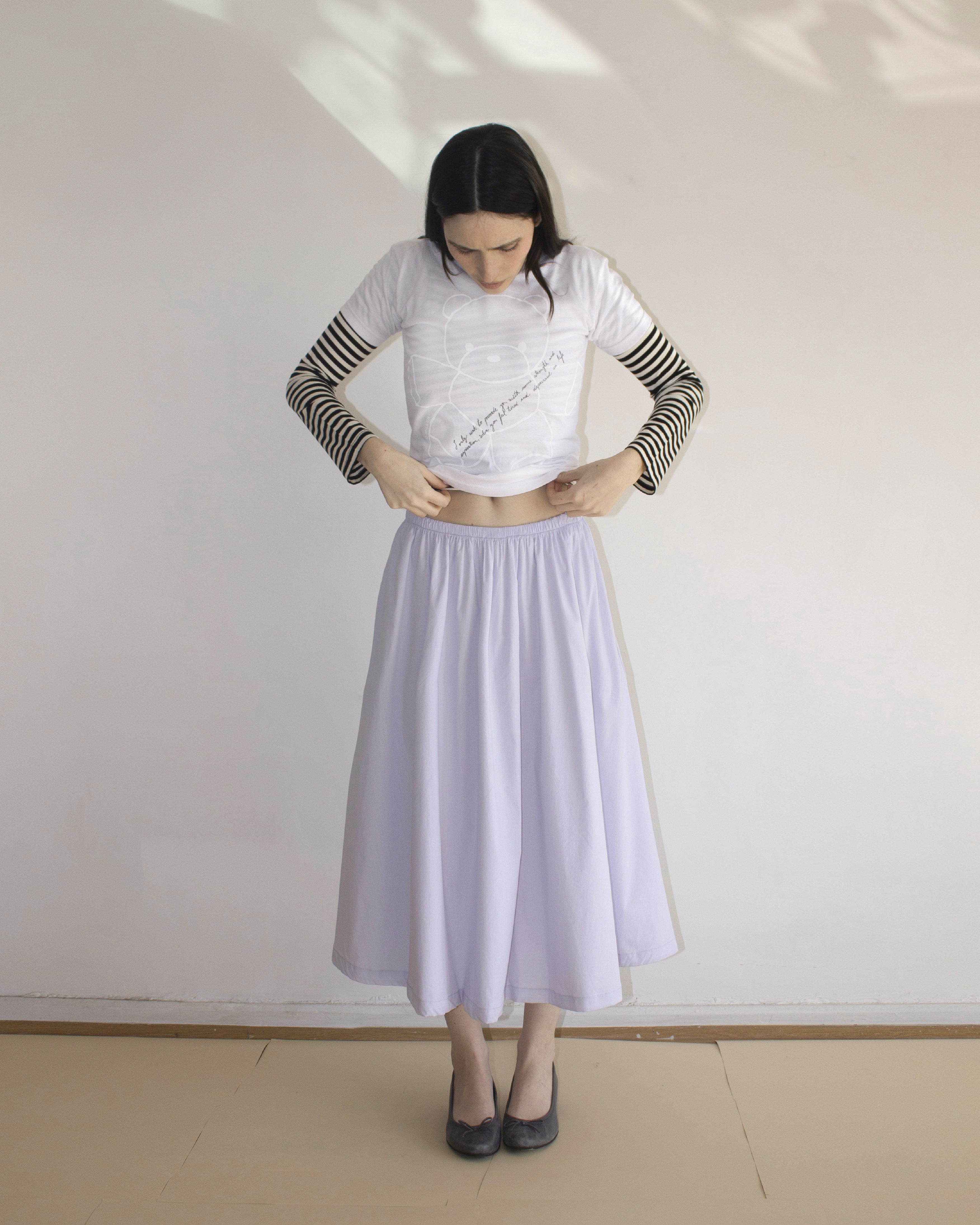 Cottage skirt celeste