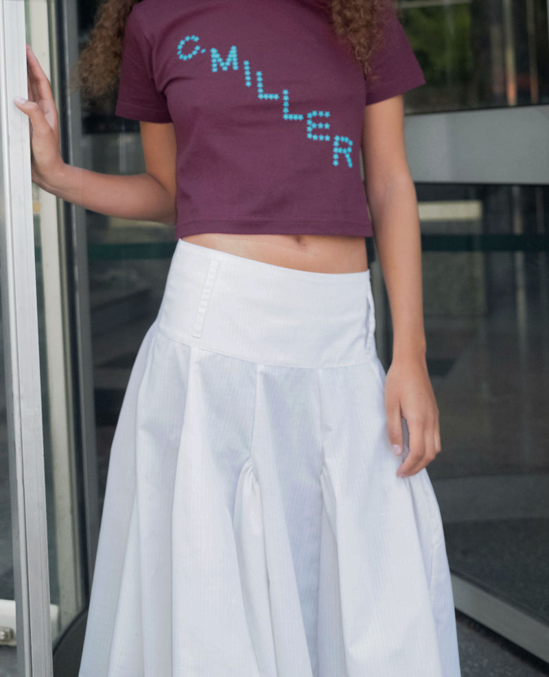 Falda Fulgor rayas