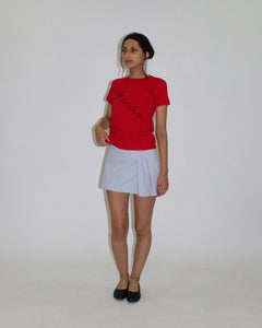 Mini Falda Tenis Celeste