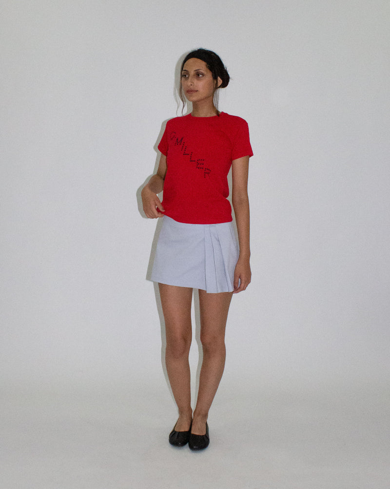 Mini Falda Tenis Celeste