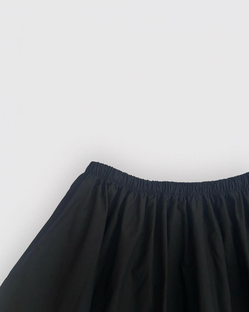 Cottage skirt noir