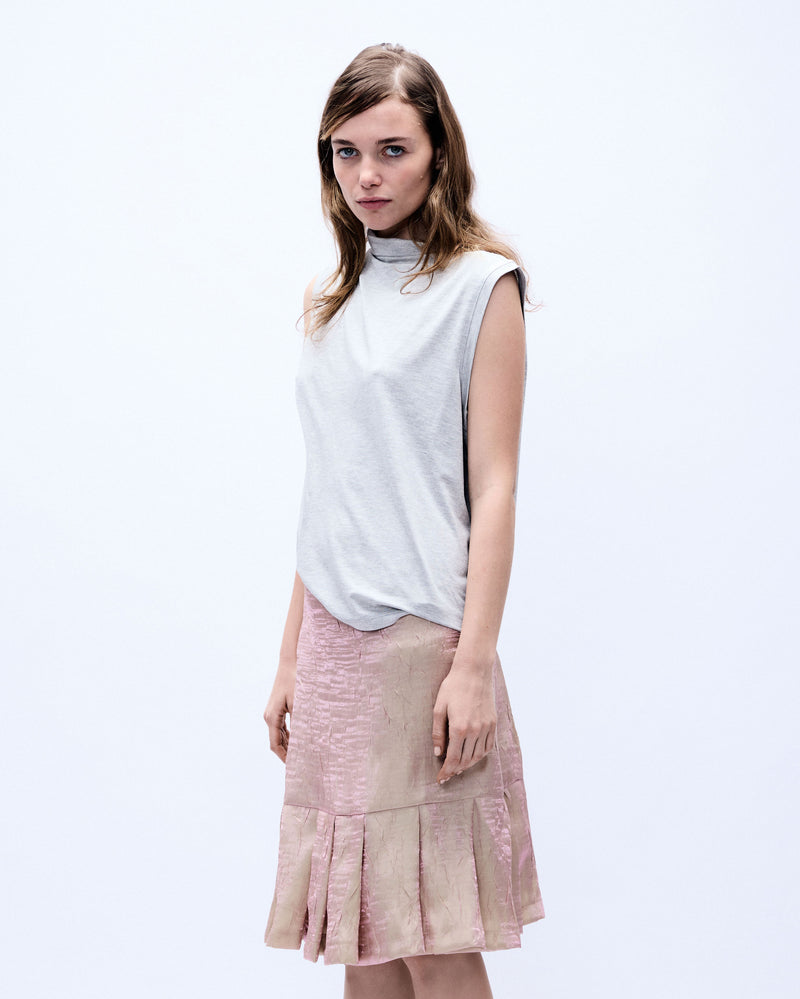 Top Cowl Neck Gris