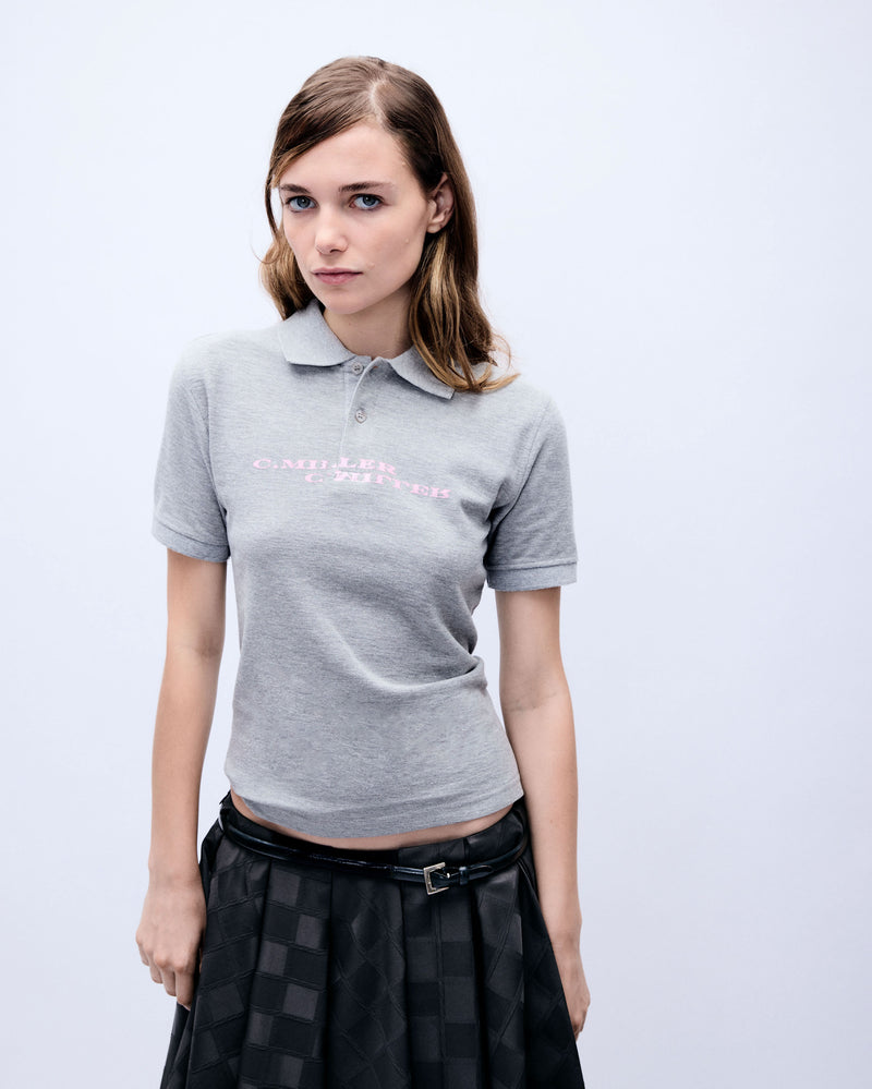 Baby Tee Polo Gris