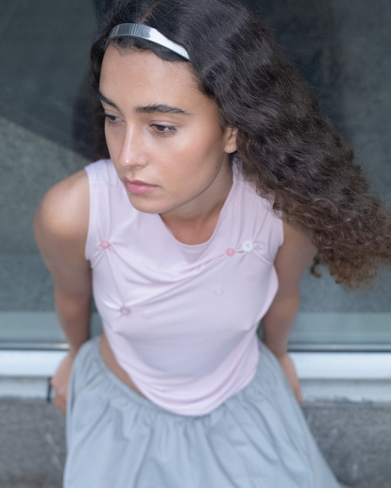 Top buttons rosa