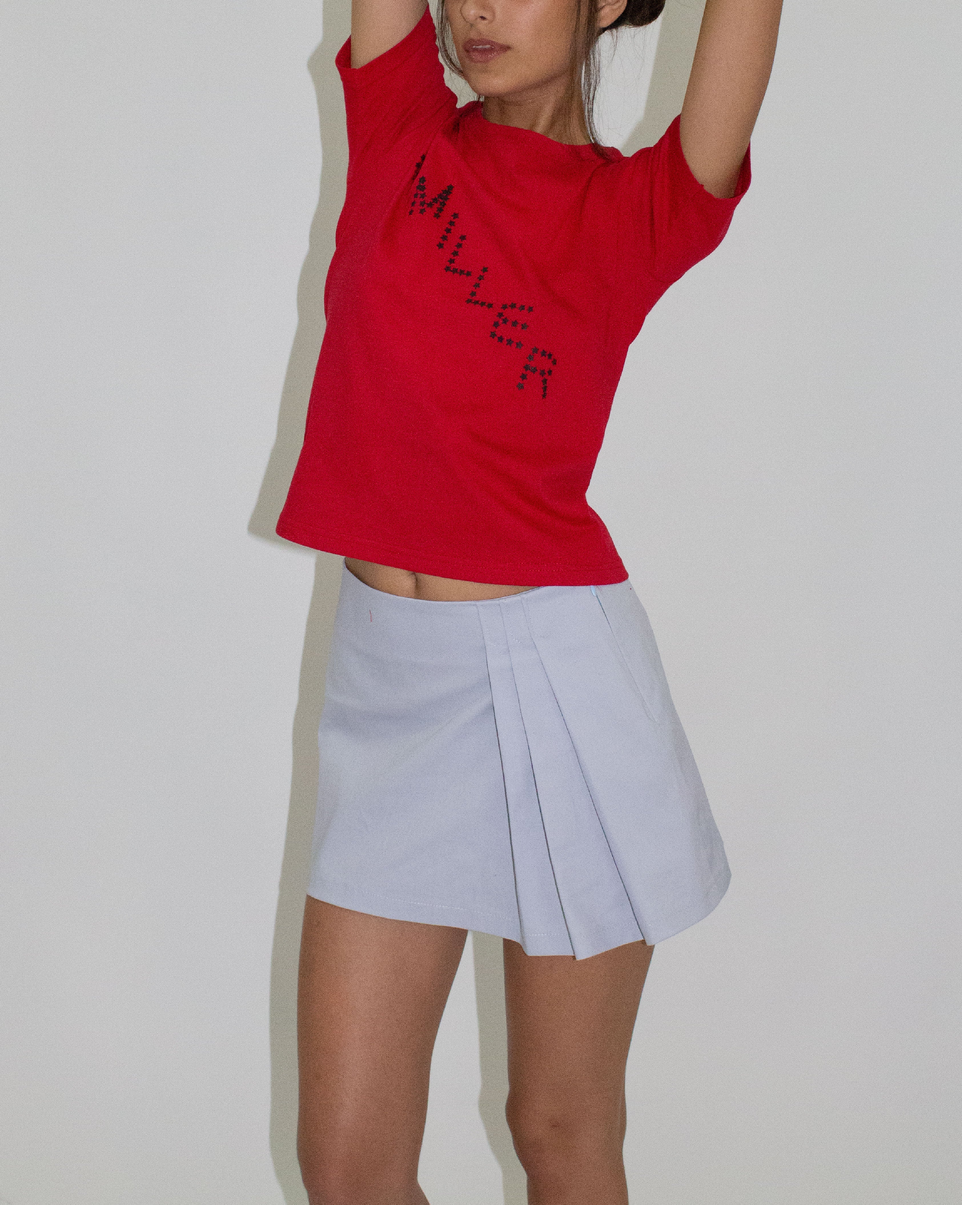 Mini Falda Tenis Celeste